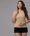 Basic Crew Neck Brown Tshirt